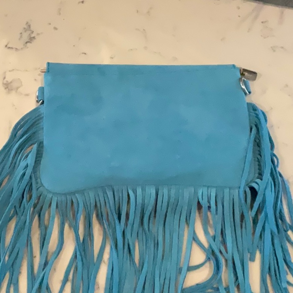 Blue handbag